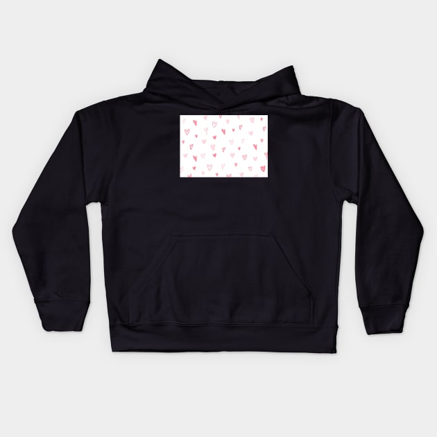 Love Hearts Kids Hoodie by BlossomShop